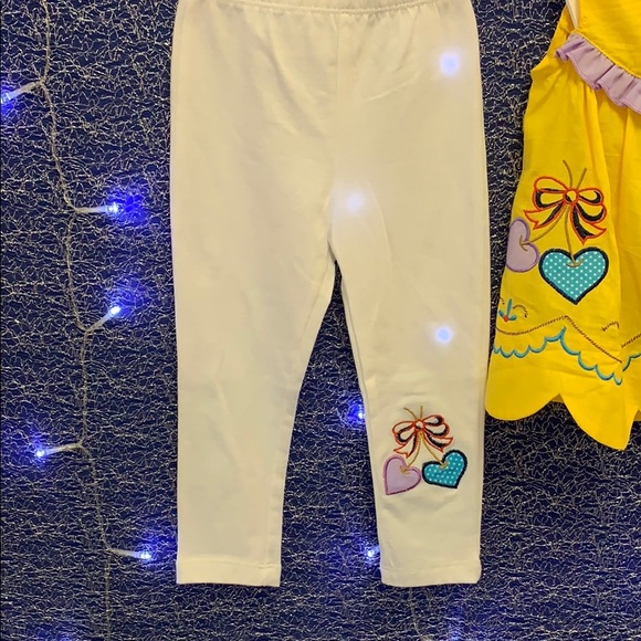 Girls matching leggings set - Picture 3 of 4